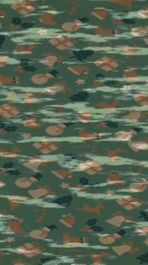 Dijital doku yüzey tasarım biçimi ile modern video animasyonu için gelişmiş hareket grafikleri