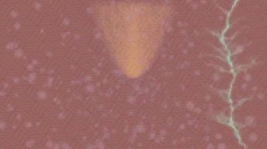 Organik desenli yüzey giriş stili video film sanatı ile soyut arkaplan tasarımı