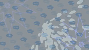 Benzersiz hareket grafikleri tasarım sanatına sahip yaratıcı film üretimi için özet bir arkaplan