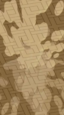 Benzersiz dijital animasyon tarzı grafikleri olan yaratıcı ortam tasarımı için yenilikçi hareket dokusu