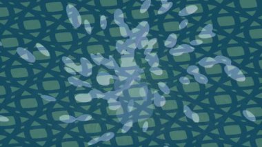 Benzersiz dijital animasyon tarzı grafikleri olan yaratıcı ortam tasarımı için yenilikçi hareket dokusu