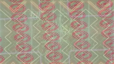 Benzersiz video giriş tasarımı projeleri için detaylı yüzey kalıbı film animasyon stili grafik girişi