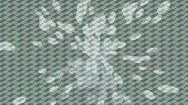 Benzersiz dijital animasyon tarzı grafikleri olan yaratıcı ortam tasarımı için yenilikçi hareket dokusu