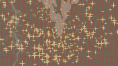 Lüks hareket projeleri için soyut tasarım stili animasyonu olan üst düzey dijital doku