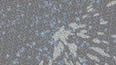 Benzersiz video giriş tasarımı projeleri için detaylı yüzey kalıbı film animasyon stili grafik girişi