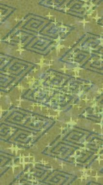 Benzersiz dijital animasyon tarzı grafikleri olan yaratıcı ortam tasarımı için yenilikçi hareket dokusu