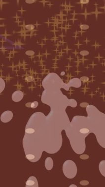 Benzersiz dijital animasyon tarzı grafikleri olan yaratıcı ortam tasarımı için yenilikçi hareket dokusu