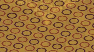 Benzersiz dijital animasyon tarzı grafikleri olan yaratıcı ortam tasarımı için yenilikçi hareket dokusu