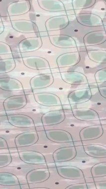 Soyut hareket desenli fütüristik video üretimi için dinamik dijital arkaplan