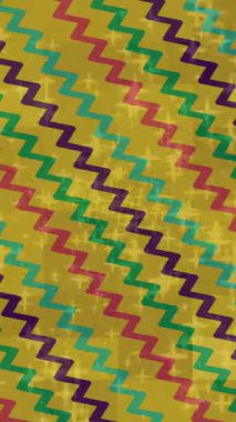 Benzersiz dijital animasyon tarzı grafikleri olan yaratıcı ortam tasarımı için yenilikçi hareket dokusu