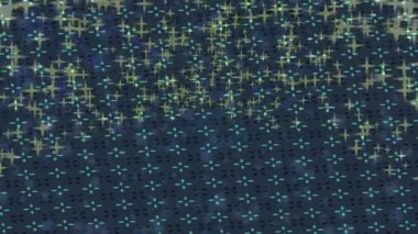 Benzersiz dijital animasyon tarzı grafikleri olan yaratıcı ortam tasarımı için yenilikçi hareket dokusu