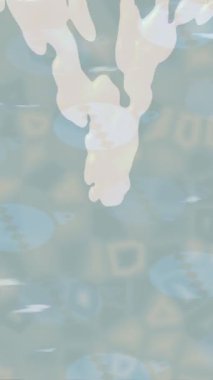 Dijital doku yüzey tasarım biçimi ile modern video animasyonu için gelişmiş hareket grafikleri