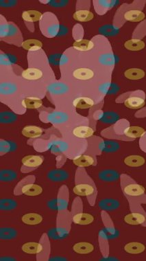 Organik desenli yüzey giriş stili video film sanatı ile soyut arkaplan tasarımı