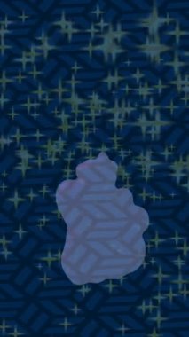 Benzersiz video giriş tasarımı projeleri için detaylı yüzey kalıbı film animasyon stili grafik girişi