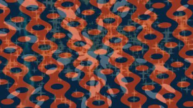 Benzersiz dijital animasyon tarzı grafikleri olan yaratıcı ortam tasarımı için yenilikçi hareket dokusu