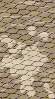 Soyut hareket desenli fütüristik video üretimi için dinamik dijital arkaplan