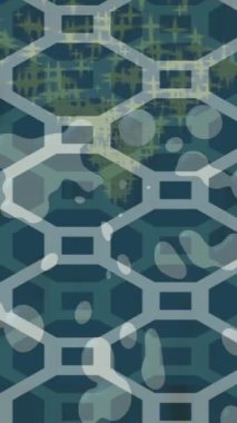 Soyut hareket desenli fütüristik video üretimi için dinamik dijital arkaplan