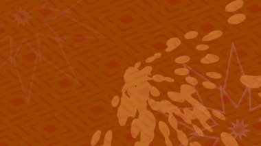 Benzersiz video giriş tasarımı projeleri için detaylı yüzey kalıbı film animasyon stili grafik girişi