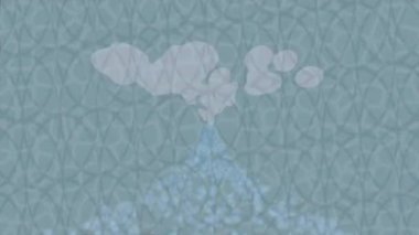 Organik desenli yüzey giriş stili video film sanatı ile soyut arkaplan tasarımı