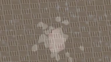 Lüks hareket projeleri için soyut tasarım stili animasyonu olan üst düzey dijital doku