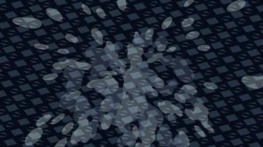 Benzersiz dijital animasyon tarzı grafikleri olan yaratıcı ortam tasarımı için yenilikçi hareket dokusu