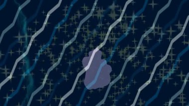 Lüks hareket projeleri için soyut tasarım stili animasyonu olan üst düzey dijital doku