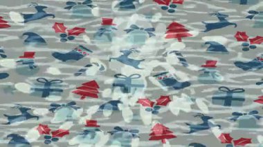 Soyut hareket desenli fütüristik video üretimi için dinamik dijital arkaplan