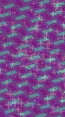 Benzersiz video giriş tasarımı projeleri için detaylı yüzey kalıbı film animasyon stili grafik girişi