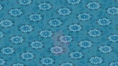 Benzersiz dijital animasyon tarzı grafikleri olan yaratıcı ortam tasarımı için yenilikçi hareket dokusu