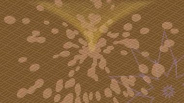 Benzersiz hareket grafikleri tasarım sanatına sahip yaratıcı film üretimi için özet bir arkaplan