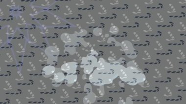 Modern medya üretimi için fütüristik dijital soyut doku sinematik tarz hareketli grafik ögesi