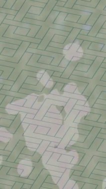 Soyut hareket desenli fütüristik video üretimi için dinamik dijital arkaplan