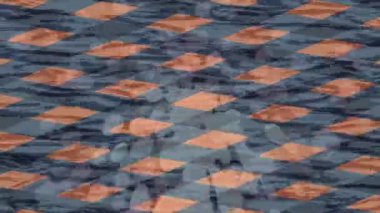 Organik desenli yüzey giriş stili video film sanatı ile soyut arkaplan tasarımı