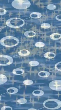 Benzersiz dijital animasyon tarzı grafikleri olan yaratıcı ortam tasarımı için yenilikçi hareket dokusu