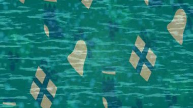 Benzersiz hareket dokusu tasarım sanatı ile profesyonel video düzenleme için modern soyut grafikler