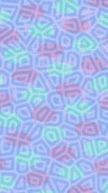 Benzersiz dijital animasyon tarzı grafikleri olan yaratıcı ortam tasarımı için yenilikçi hareket dokusu