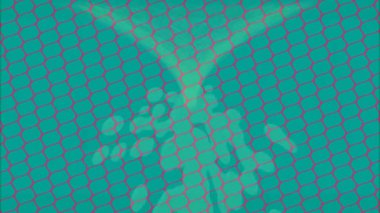 Dijital doku yüzey tasarım biçimi ile modern video animasyonu için gelişmiş hareket grafikleri