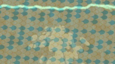 Benzersiz hareket grafikleri tasarım sanatına sahip yaratıcı film üretimi için özet bir arkaplan