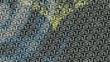 Yaratıcı video düzenleme film tasarımı için benzersiz hareket grafikleri biçimi giriş hareketi video pro