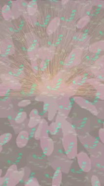 Soyut hareket desenli fütüristik video üretimi için dinamik dijital arkaplan