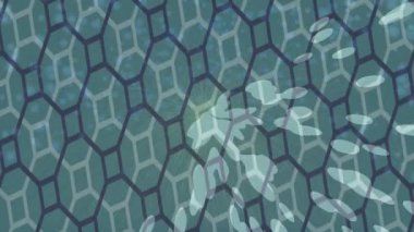 Benzersiz dijital animasyon tarzı grafikleri olan yaratıcı ortam tasarımı için yenilikçi hareket dokusu