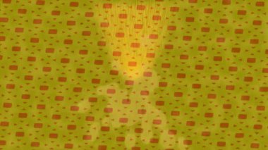 Soyut hareket desenli fütüristik video üretimi için dinamik dijital arkaplan