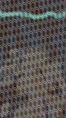 Benzersiz dijital animasyon tarzı grafikleri olan yaratıcı ortam tasarımı için yenilikçi hareket dokusu