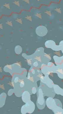 Benzersiz hareket grafikleri tasarım sanatına sahip yaratıcı film üretimi için özet bir arkaplan