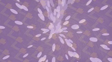 Benzersiz dijital animasyon tarzı grafikleri olan yaratıcı ortam tasarımı için yenilikçi hareket dokusu