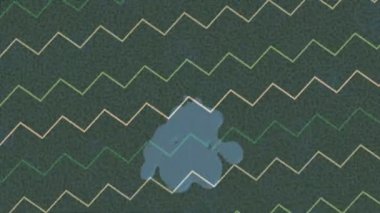 Yaratıcı video düzenleme film arkaplan tasarımı için minimalist organik hareket grafikleri