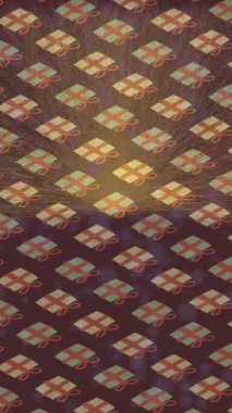 Soyut hareket desenli fütüristik video üretimi için dinamik dijital arkaplan