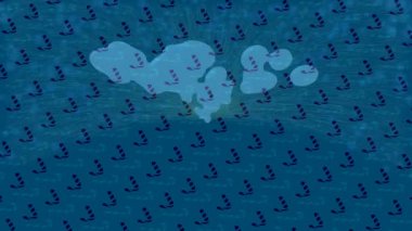 Benzersiz video giriş tasarımı projeleri için detaylı yüzey kalıbı film animasyon stili grafik girişi