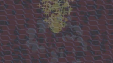 Lüks hareket projeleri için soyut tasarım stili animasyonu olan üst düzey dijital doku