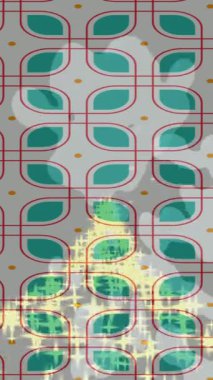 Dijital doku yüzey tasarım biçimi ile modern video animasyonu için gelişmiş hareket grafikleri